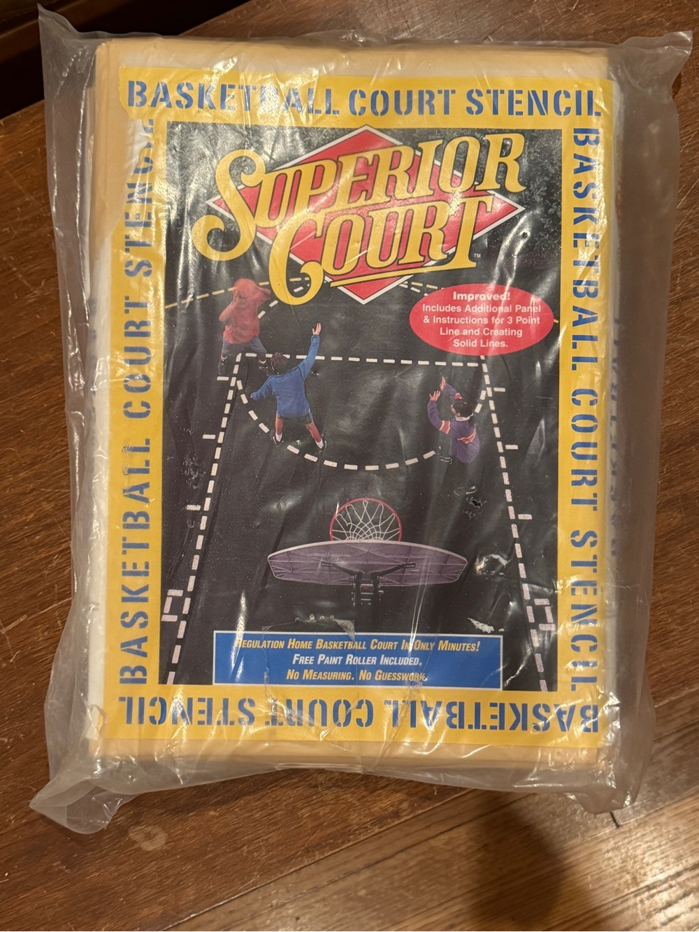 Superior Court Basketball Court Stencil. Brand New. Regulation size